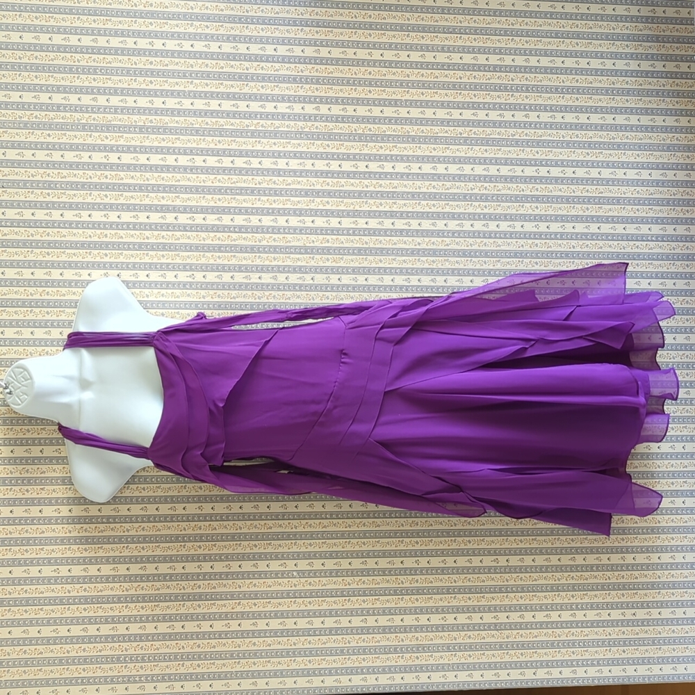 Max Azria Collection Purple Silk Dress 2
